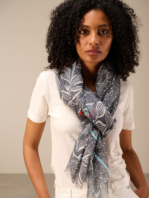 foulard imprimé