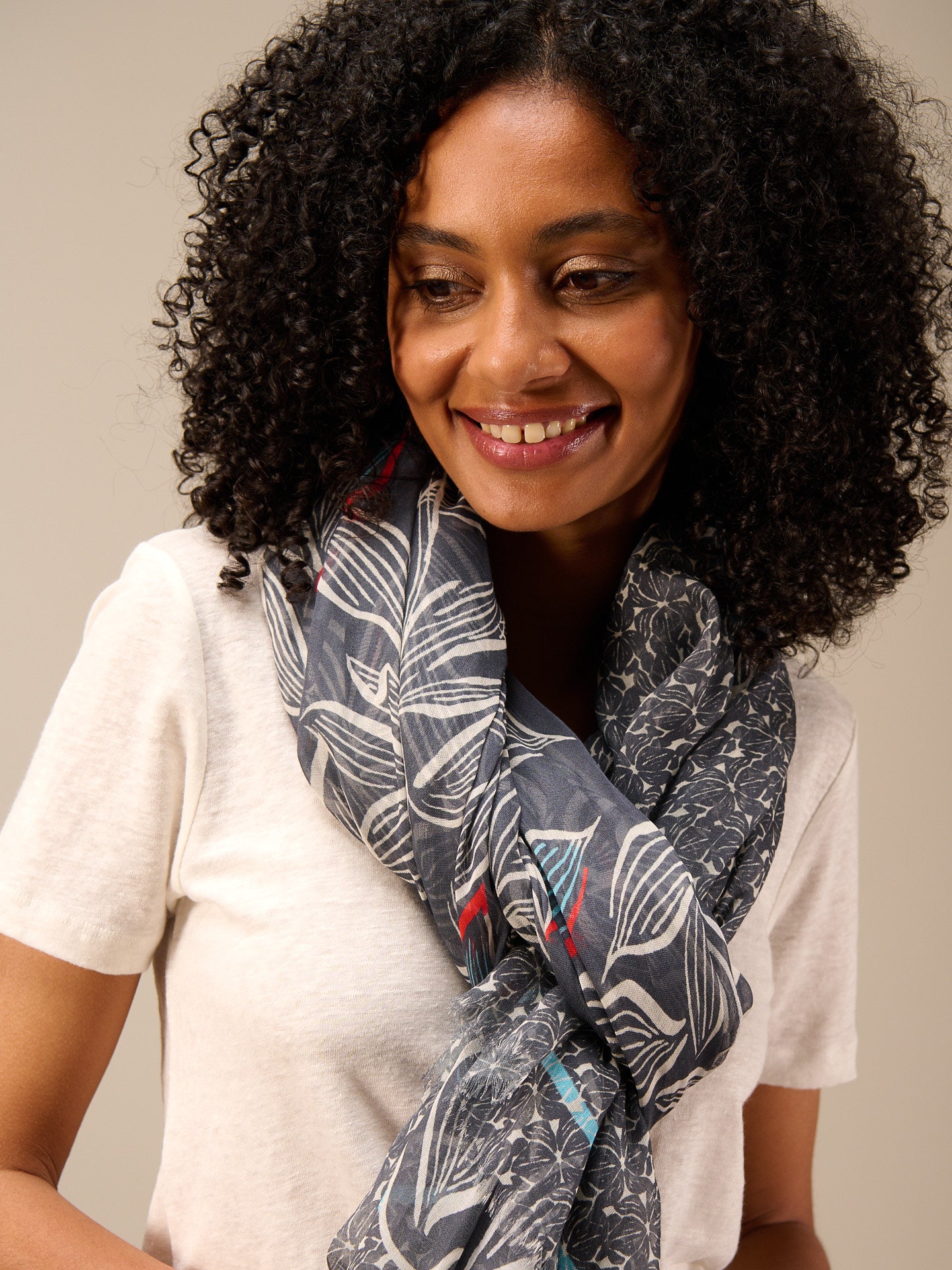 Printed scarf