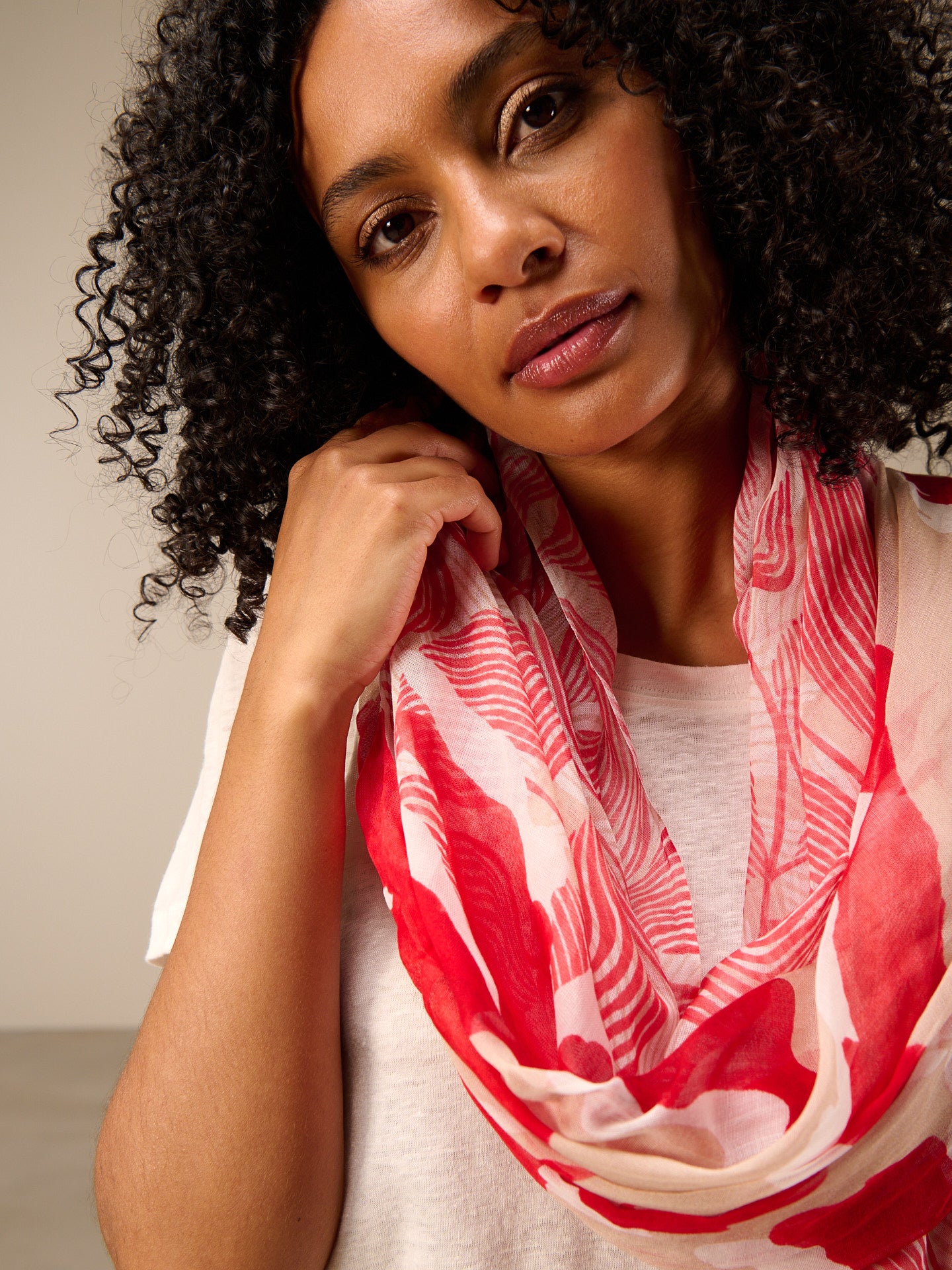 Printed scarf