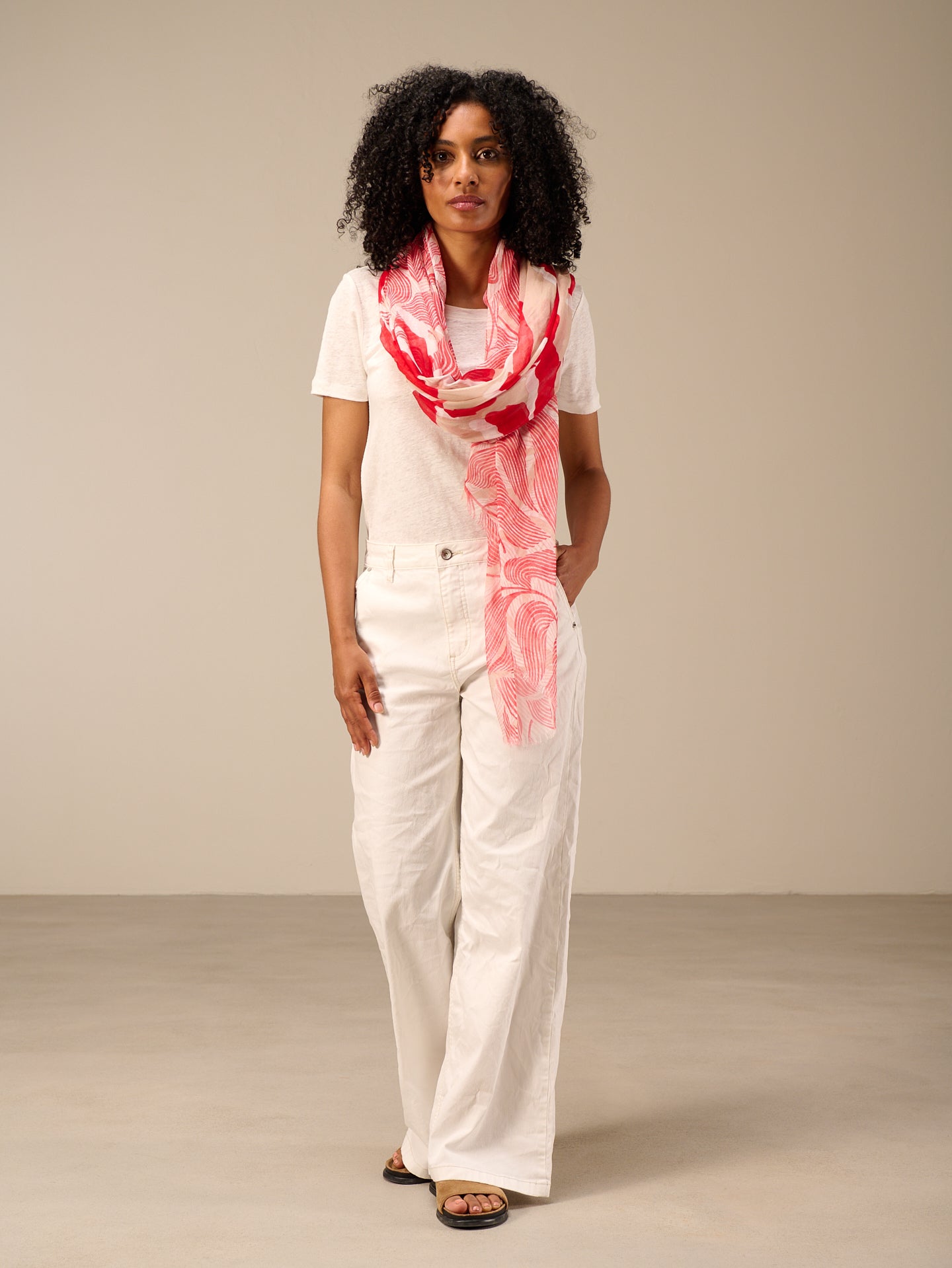 Printed scarf