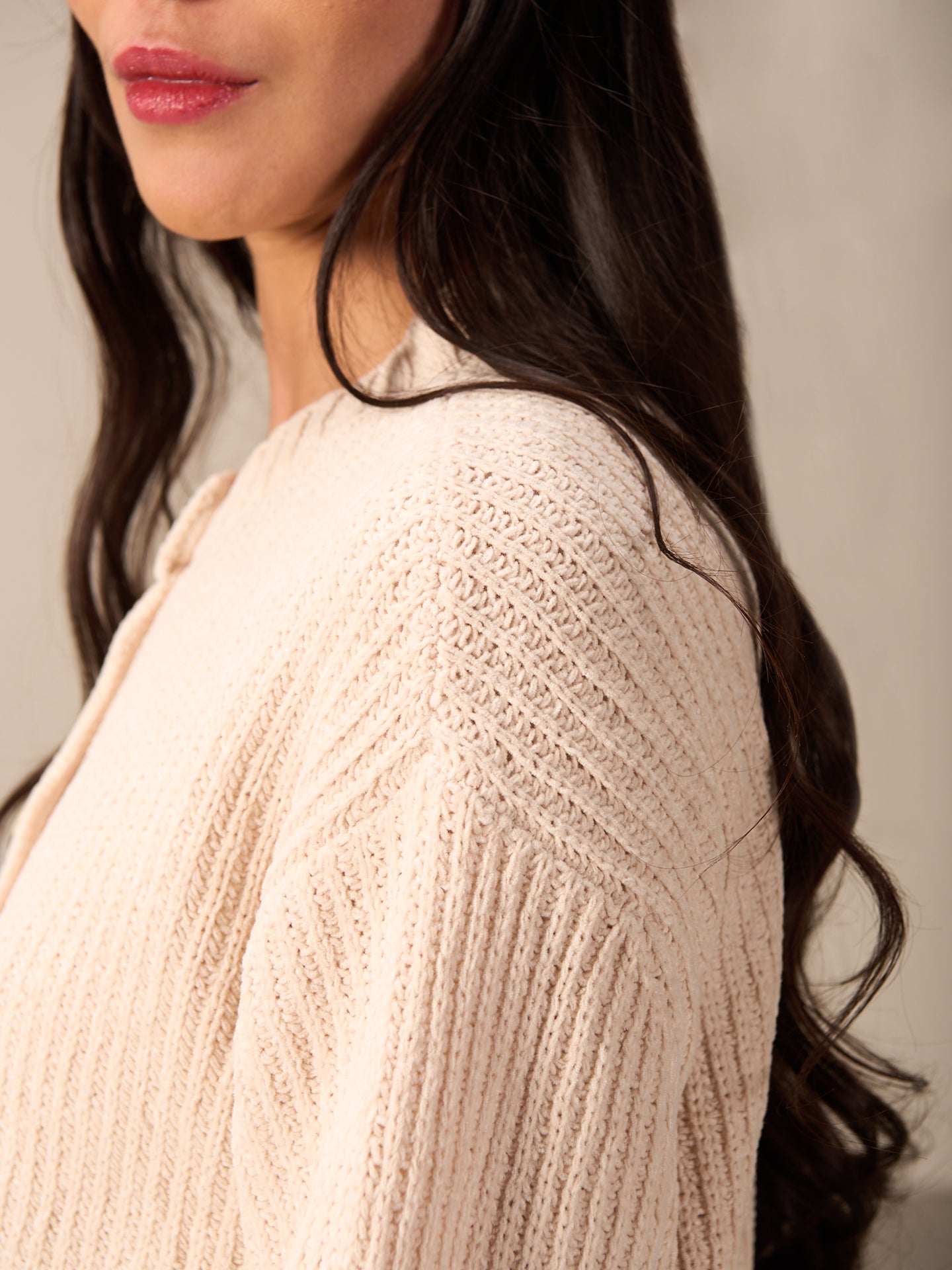 Strickjacke mit Knopfverschluss