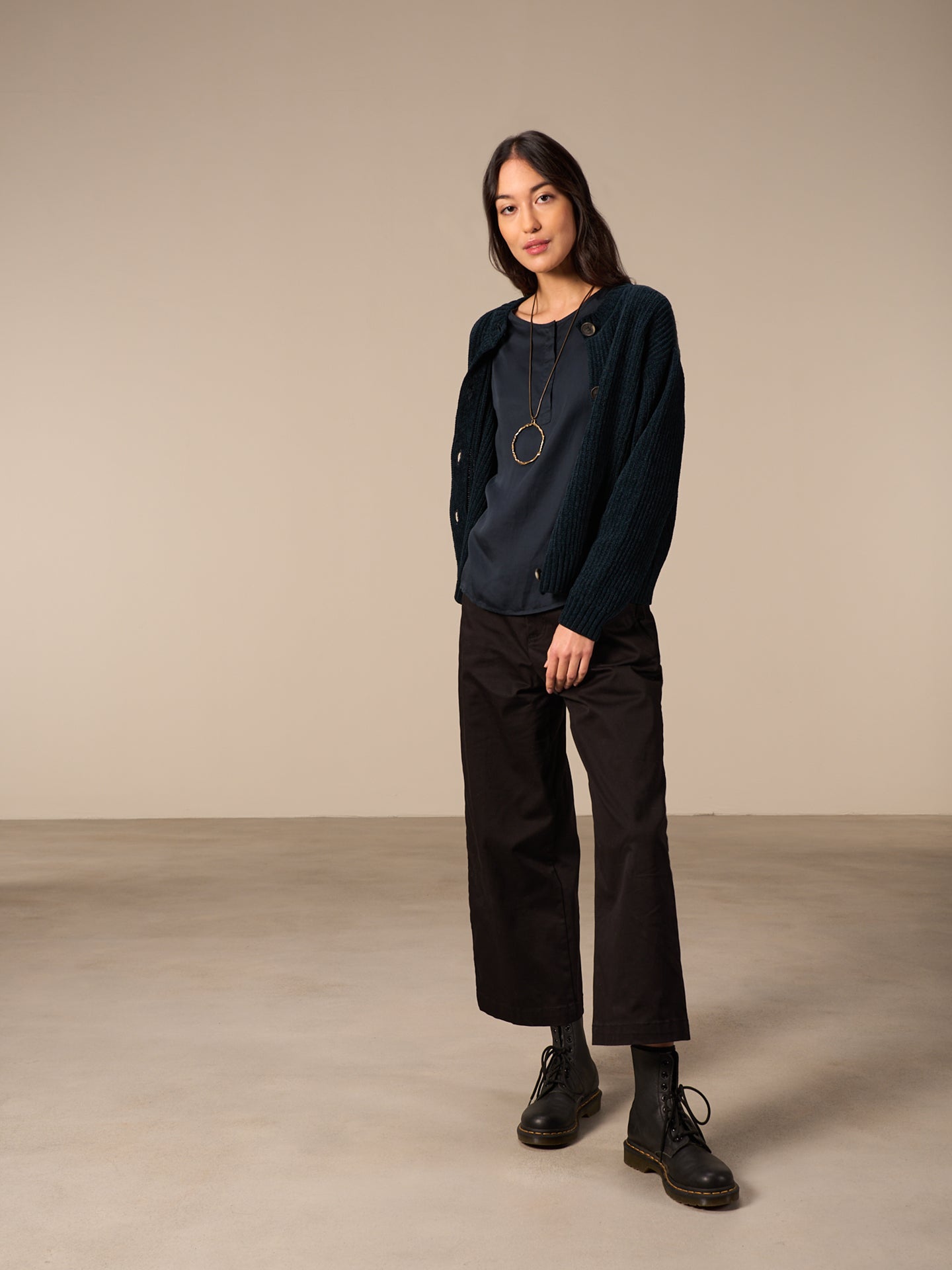 Satinbluse