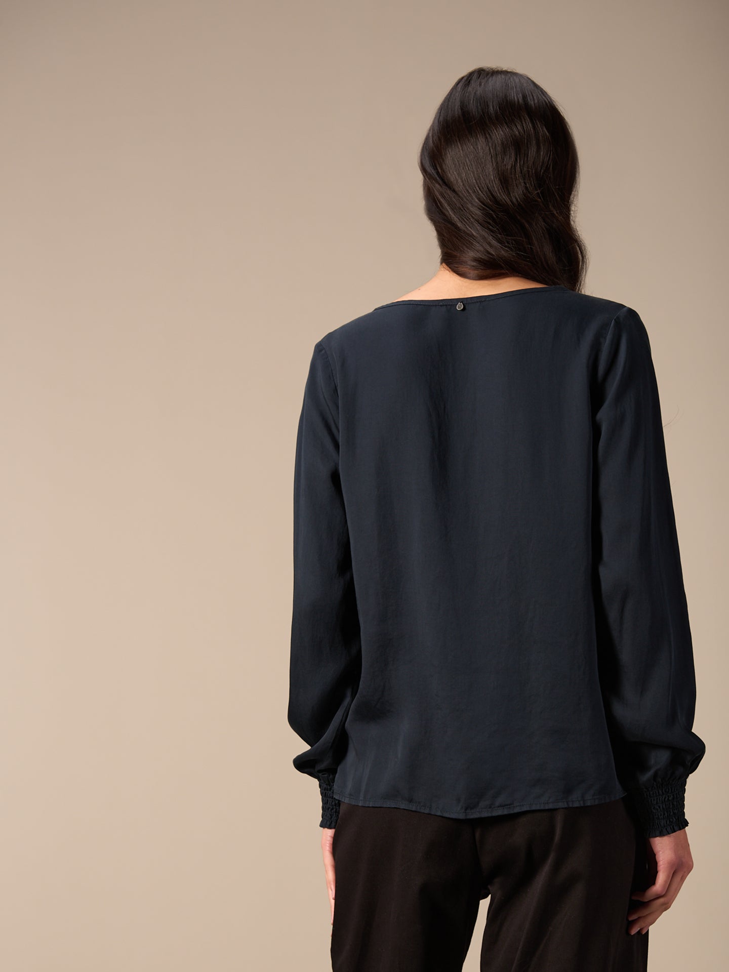 Satinbluse
