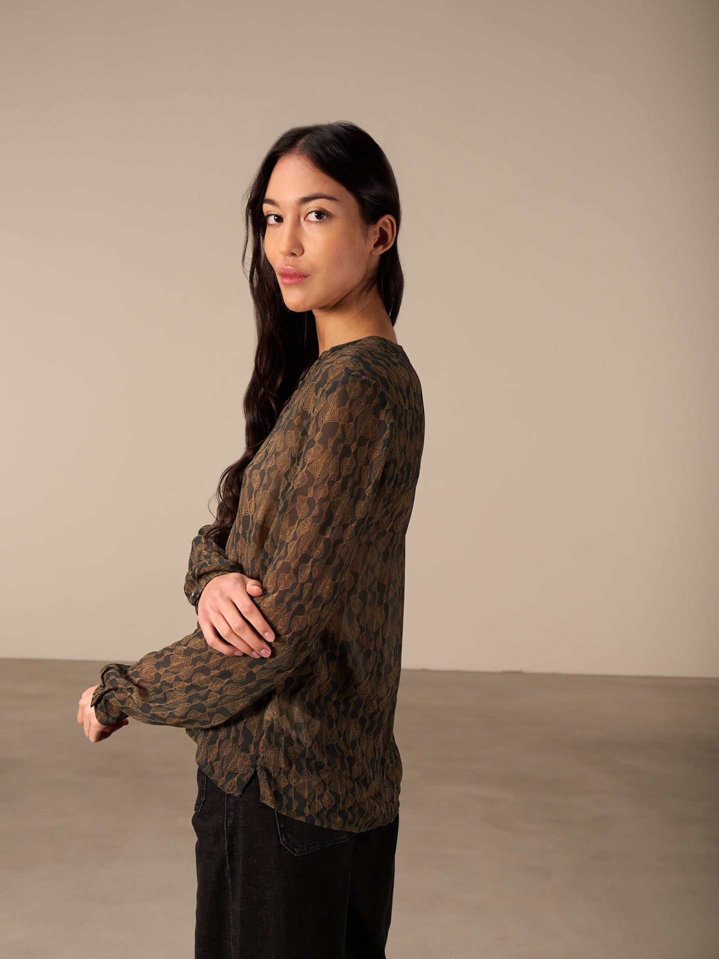 Bluse mit Knopfleiste
