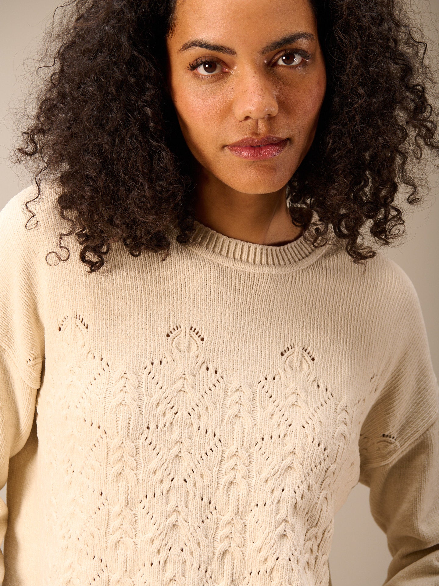 Maglione in maglia con motivo