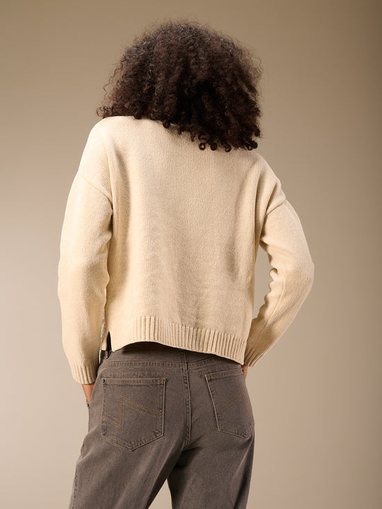 Maglione in maglia con motivo