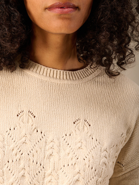 Maglione in maglia con motivo