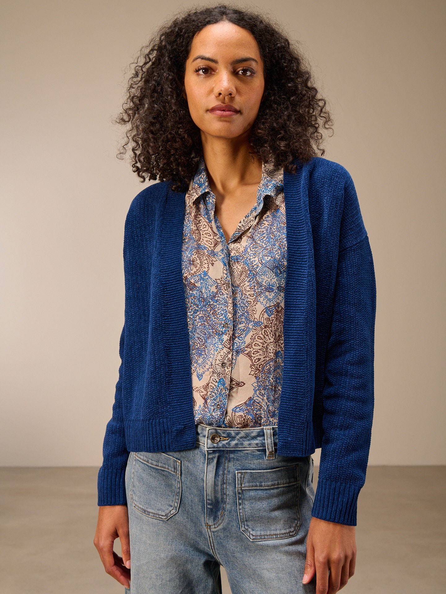 jaquette avec col en V