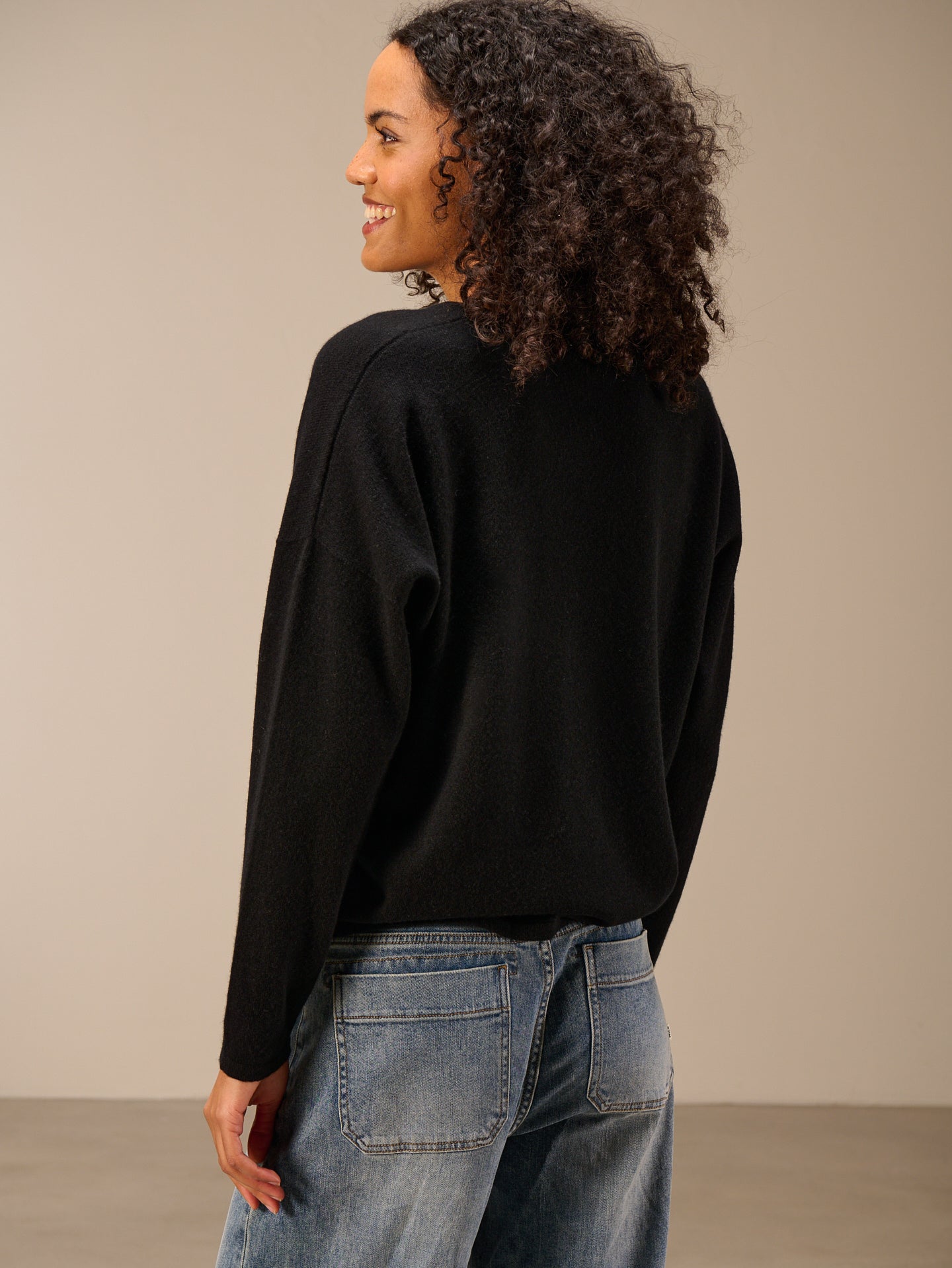 Strickpullover mit Kaschmir