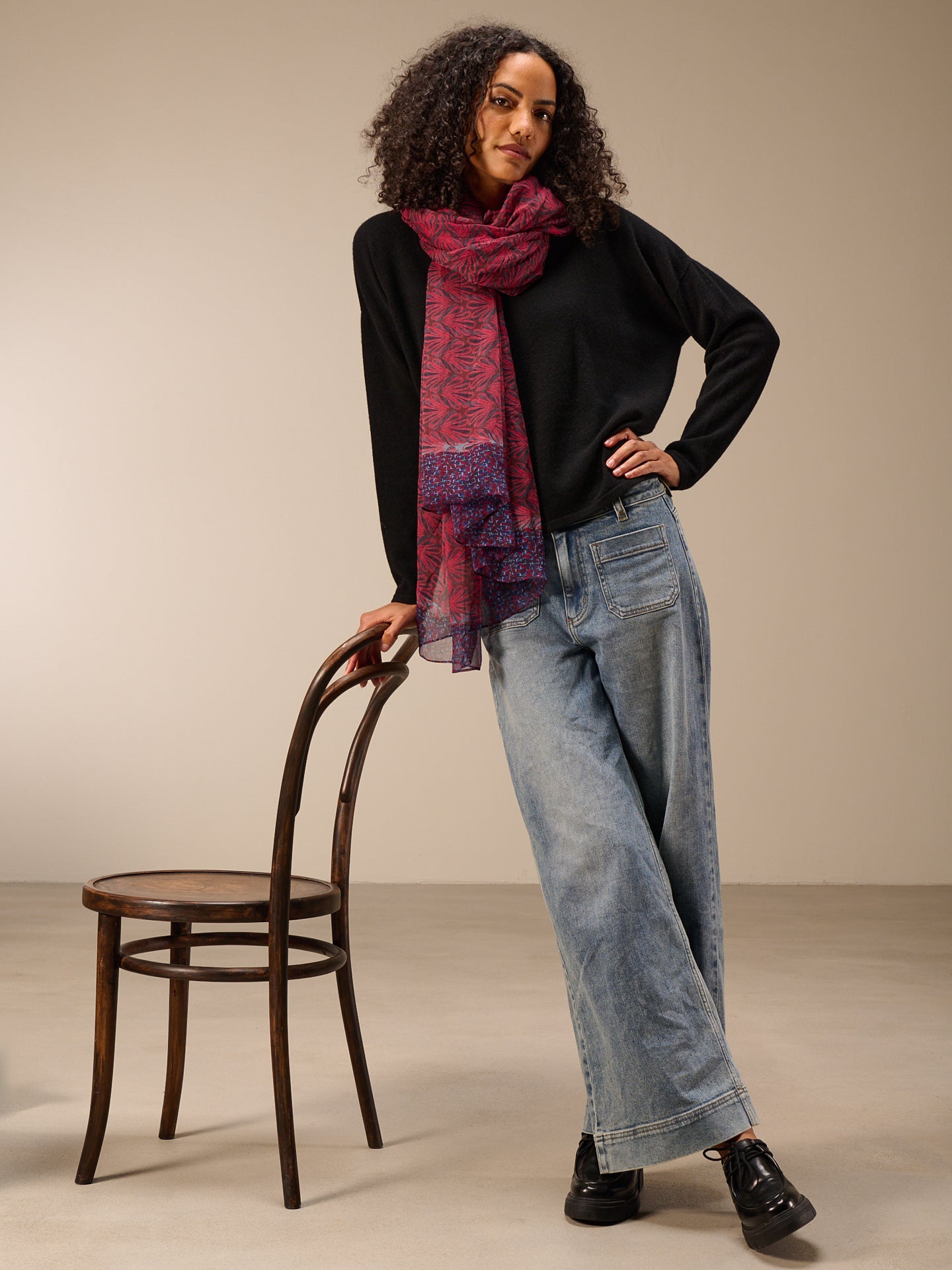 Strickpullover mit Kaschmir