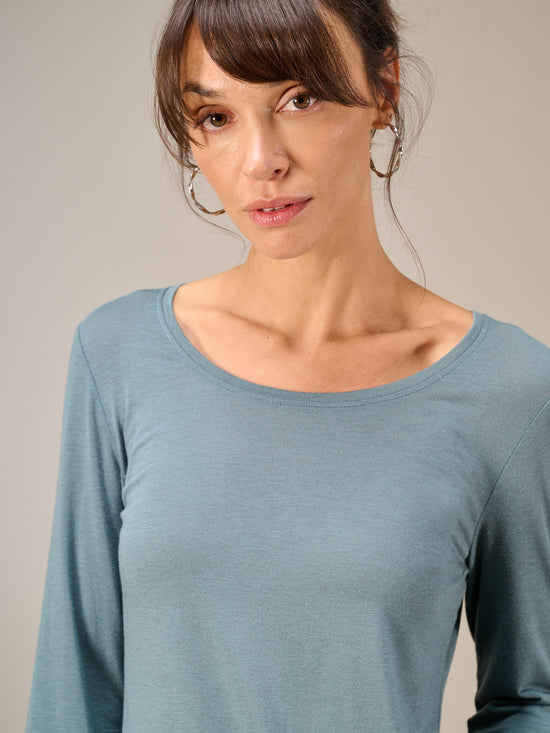 Shirt mit Rundhals