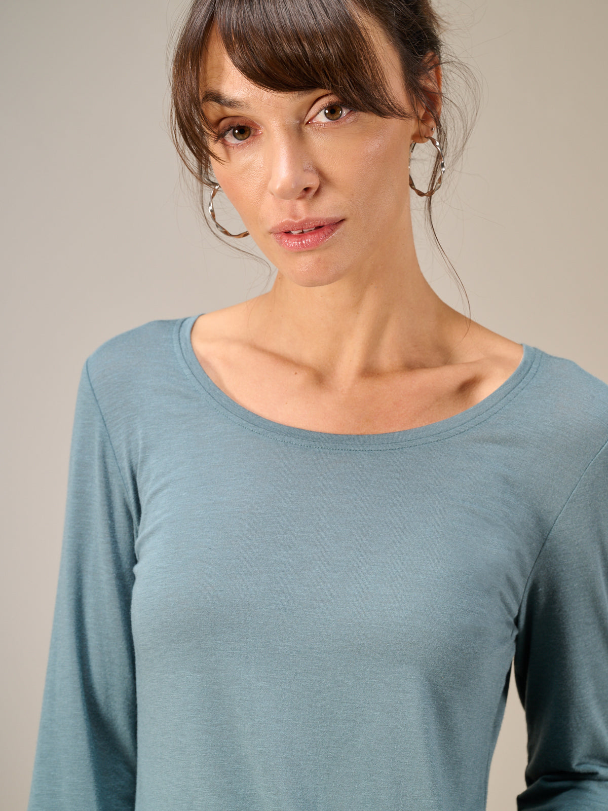 Shirt mit Rundhals