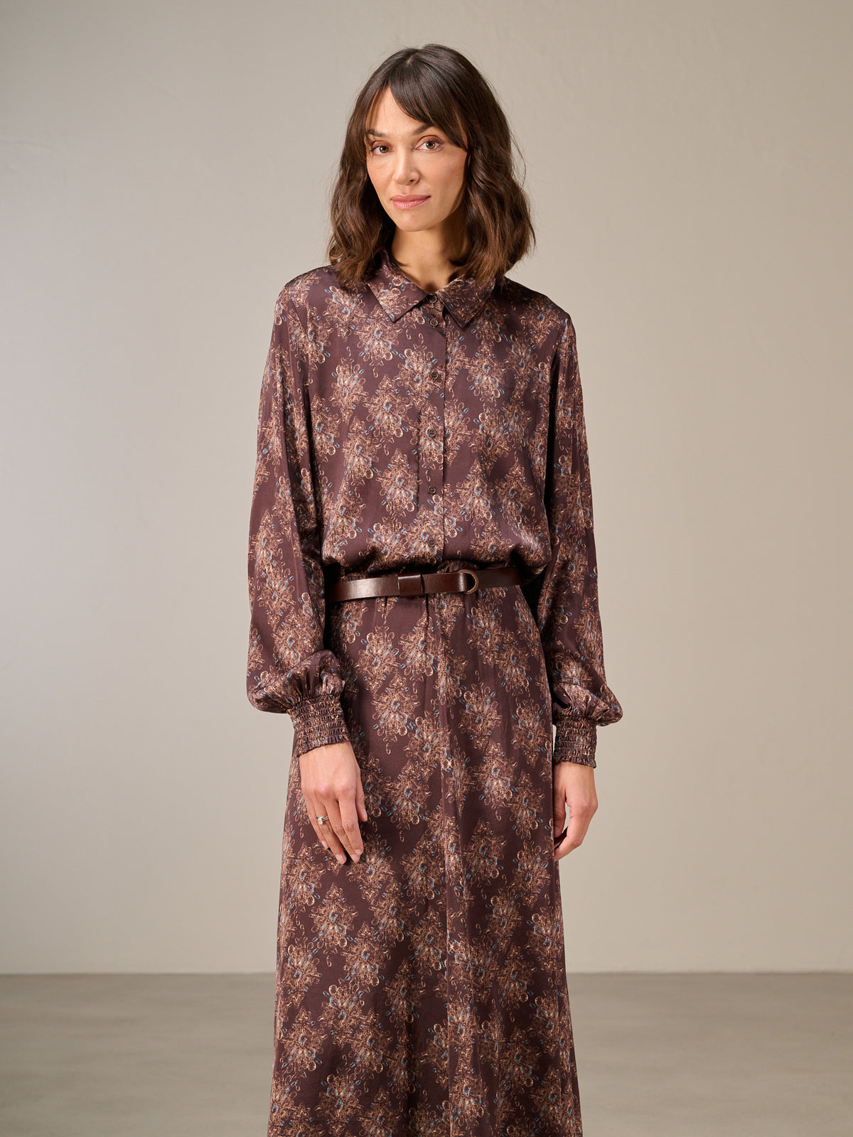 Bluse mit Druck