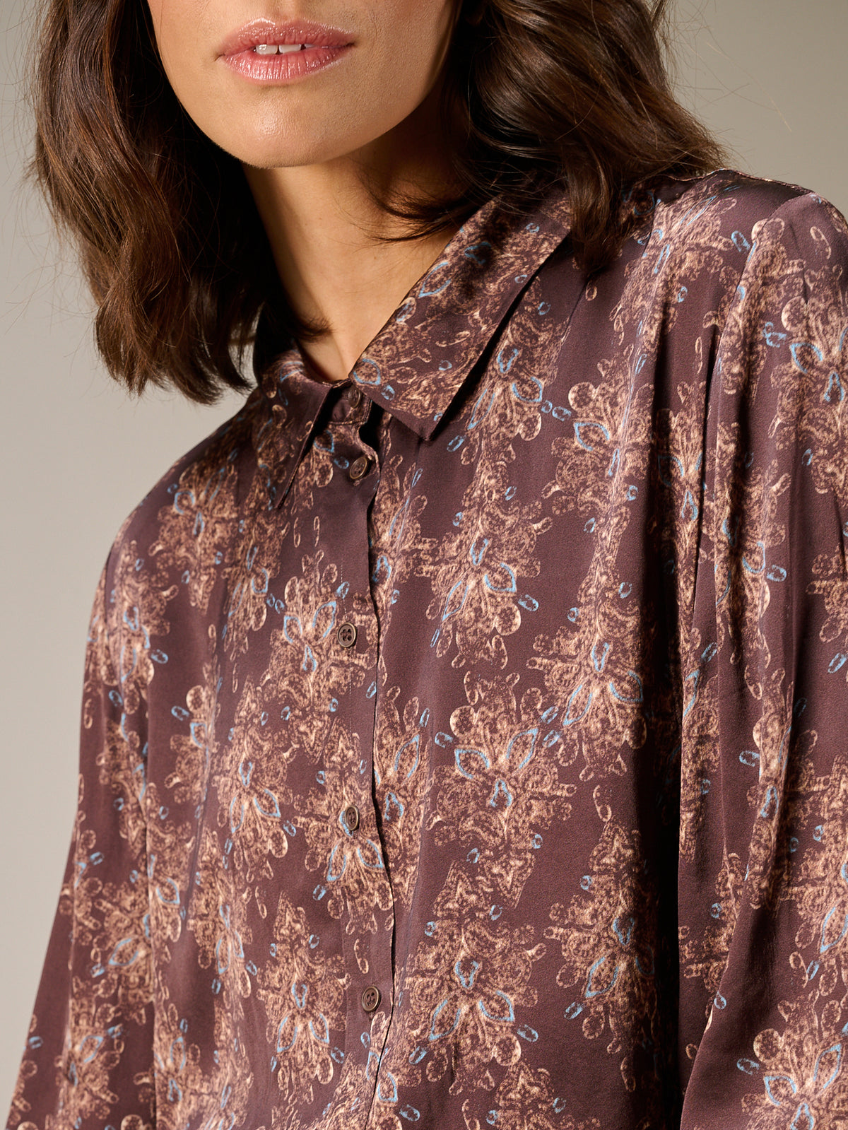 Bluse mit Druck