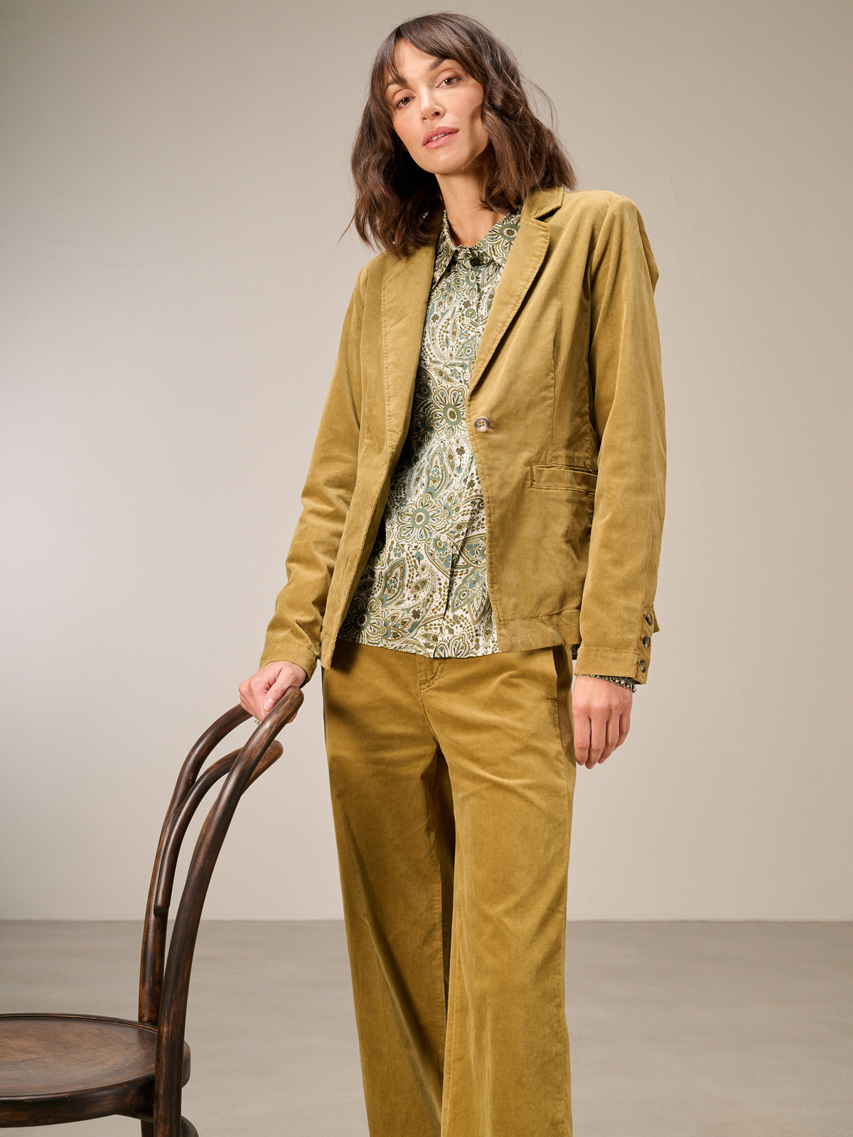 Bluse mit Druck