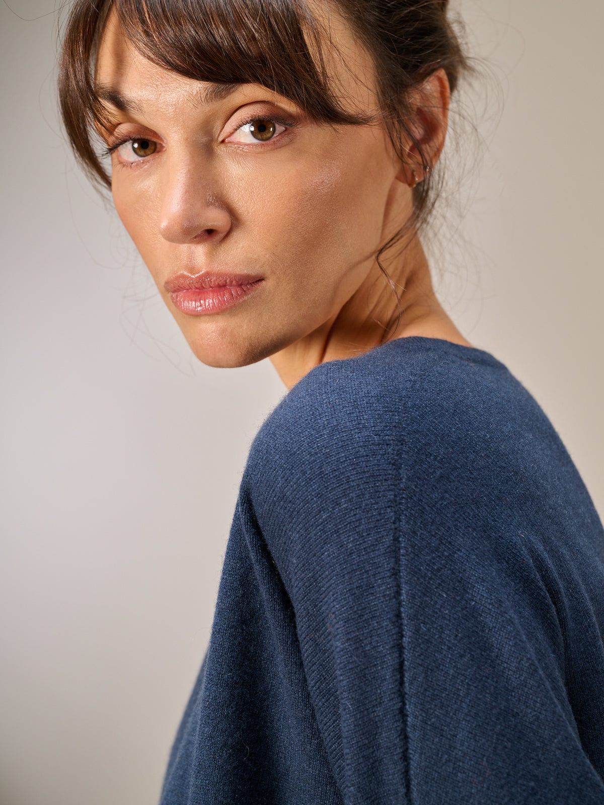 Strickpullover mit Kaschmir