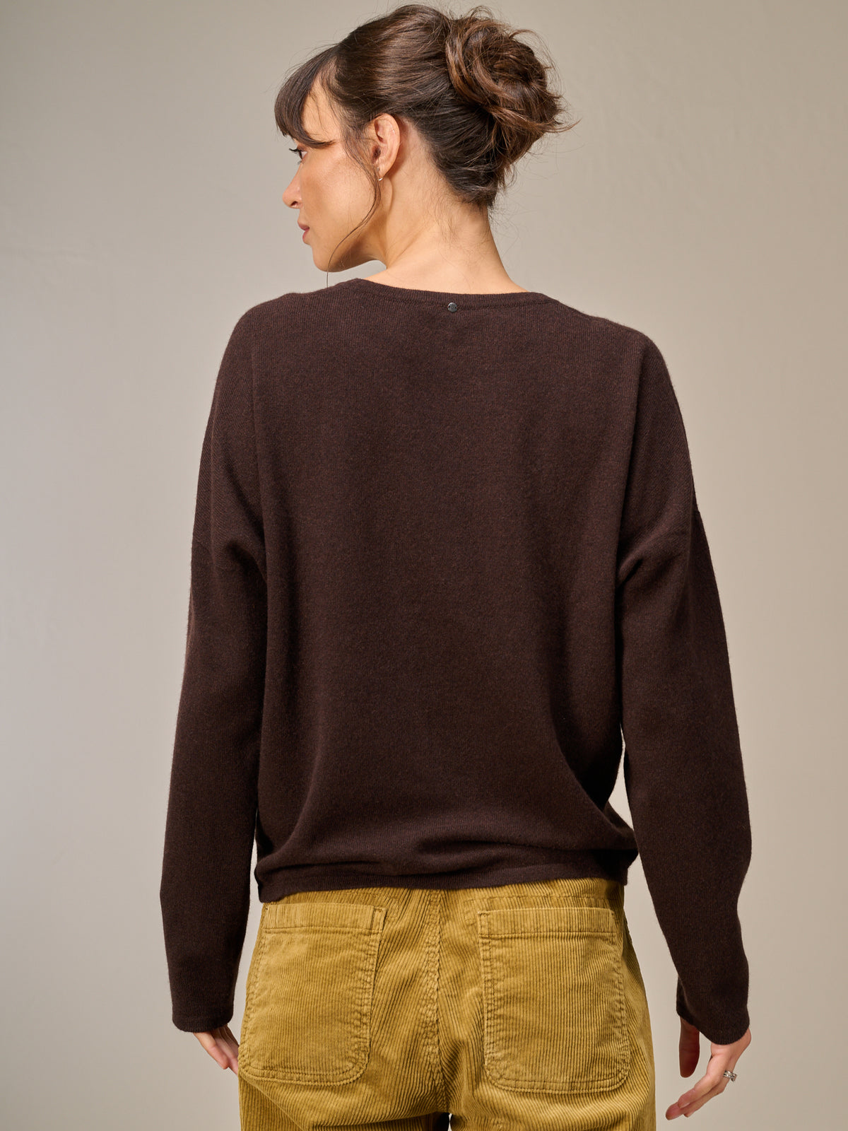 Strickpullover mit Kaschmir