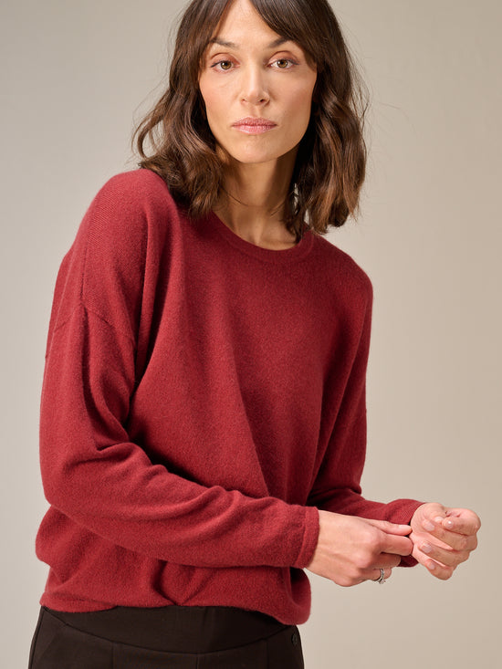 Strickpullover mit Kaschmir