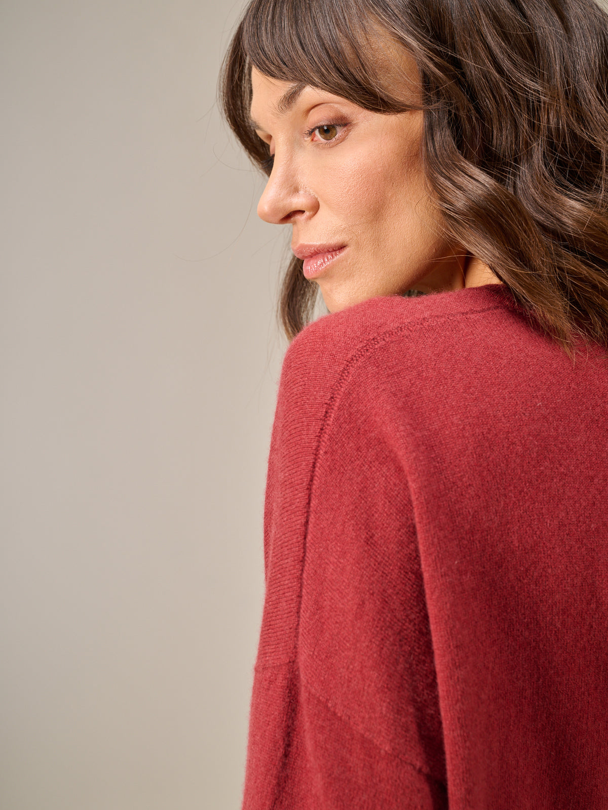 Strickpullover mit Kaschmir