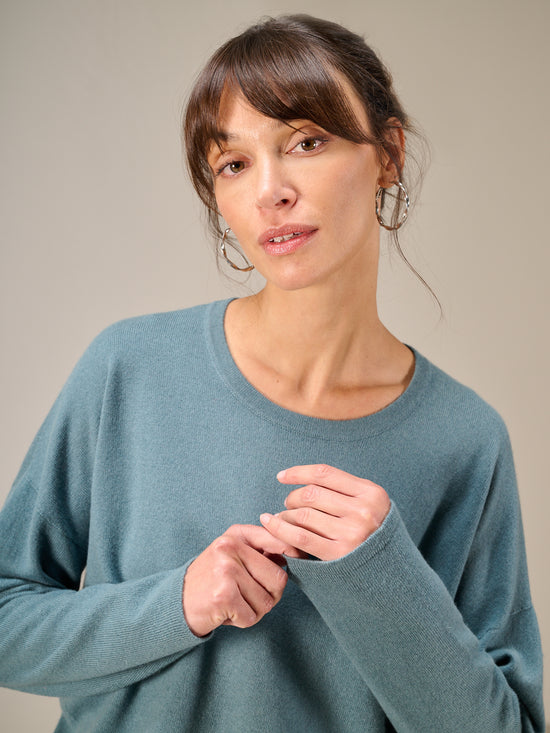 Strickpullover mit Kaschmir
