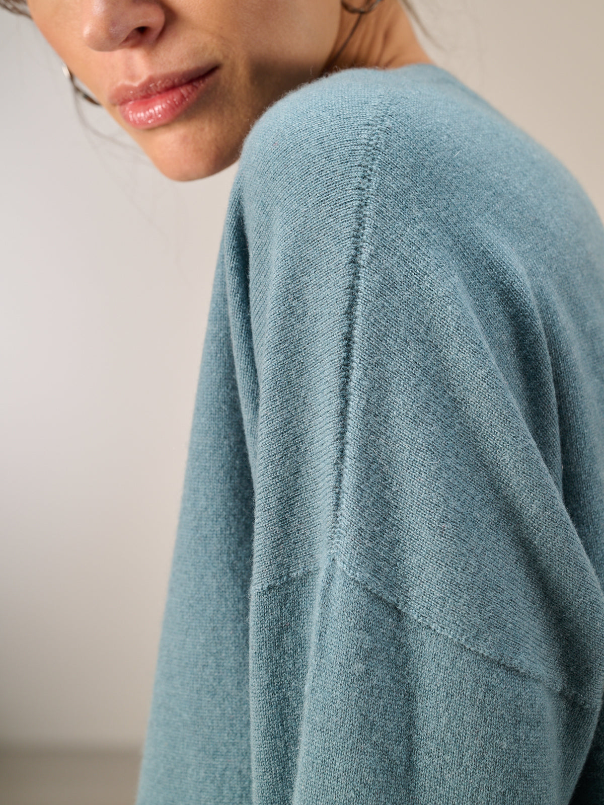 Strickpullover mit Kaschmir