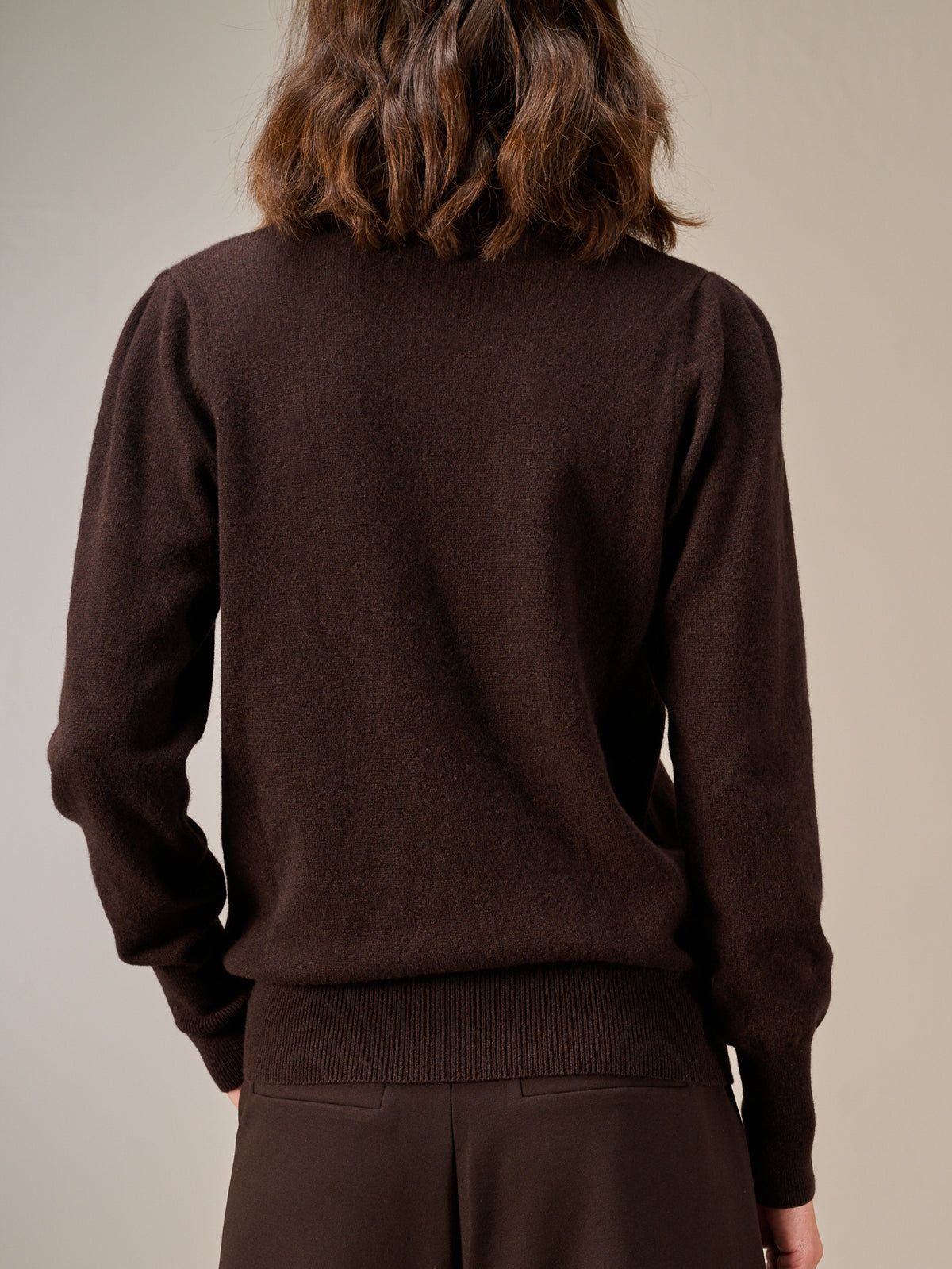 Strickpullover mit Kaschmir