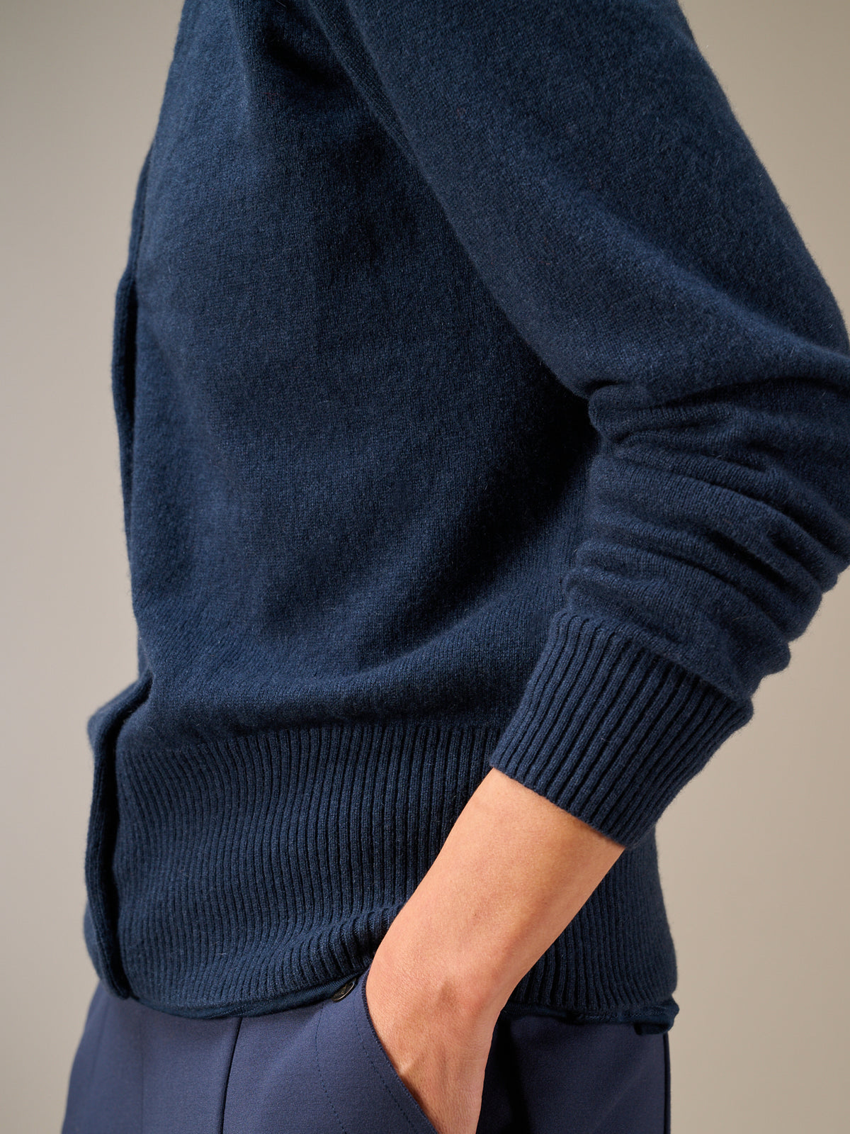 Strickjacke mit Kaschmir