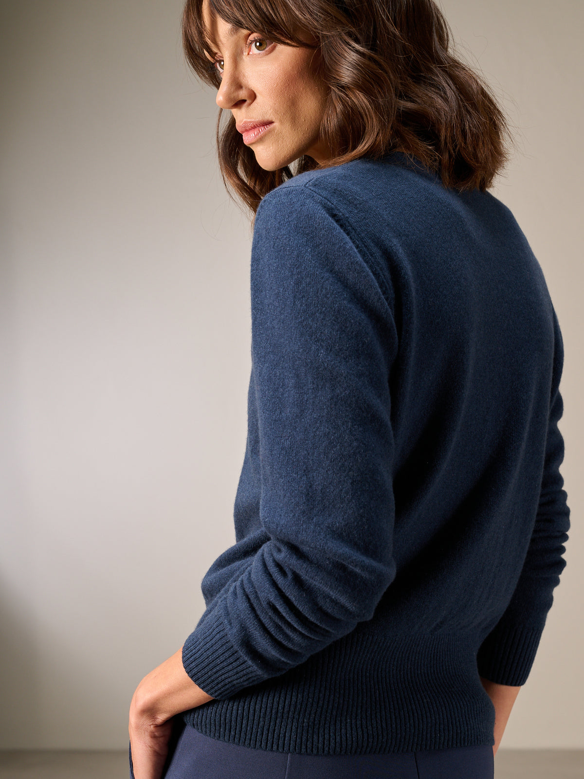 Strickjacke mit Kaschmir