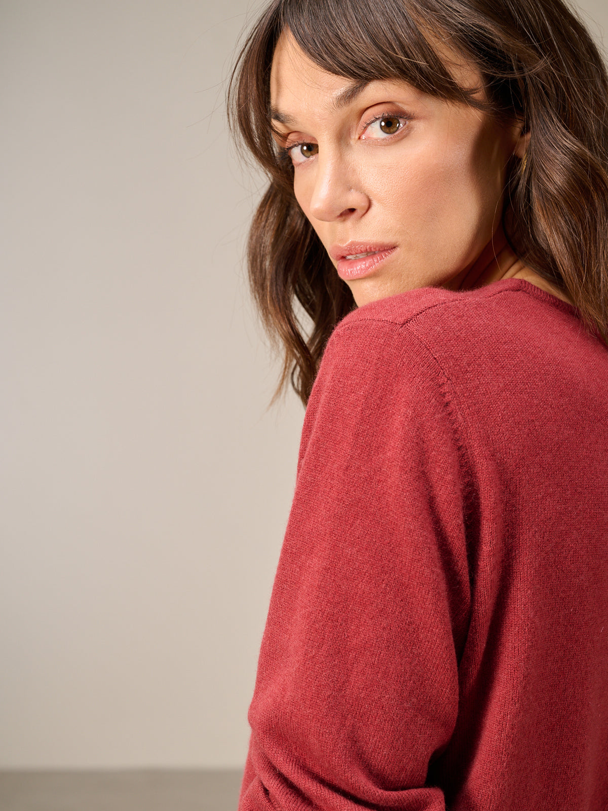 Strickjacke mit Kaschmir