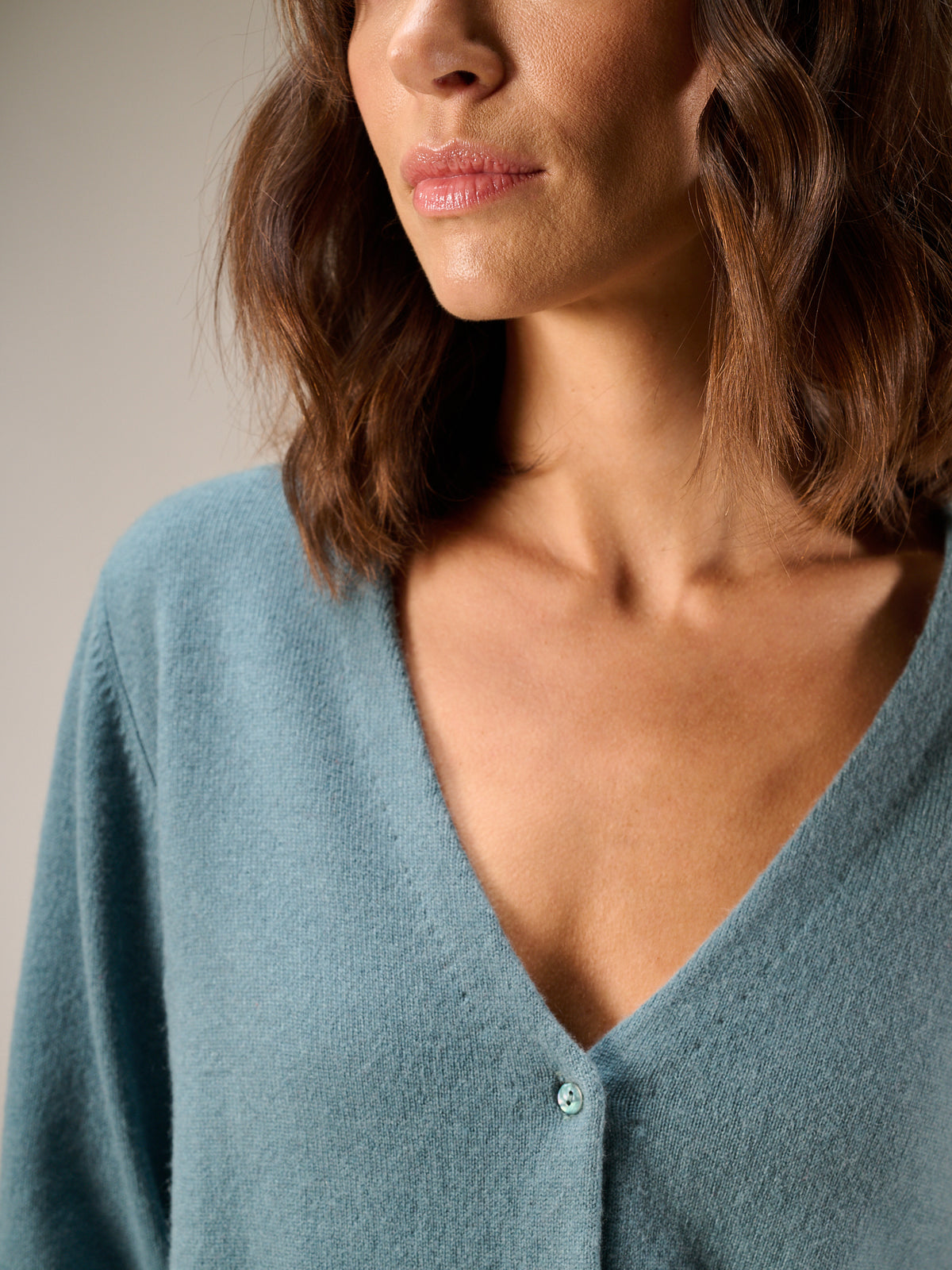 Strickjacke mit Kaschmir