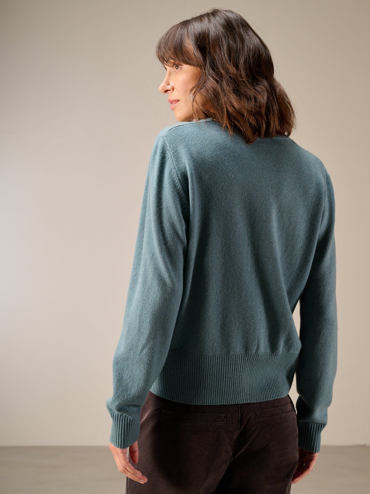 Strickjacke mit Kaschmir