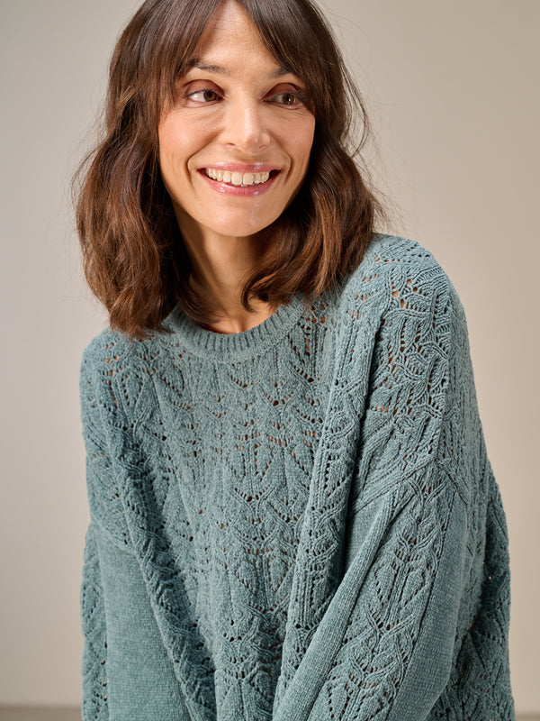 Strickpullover mit Muster