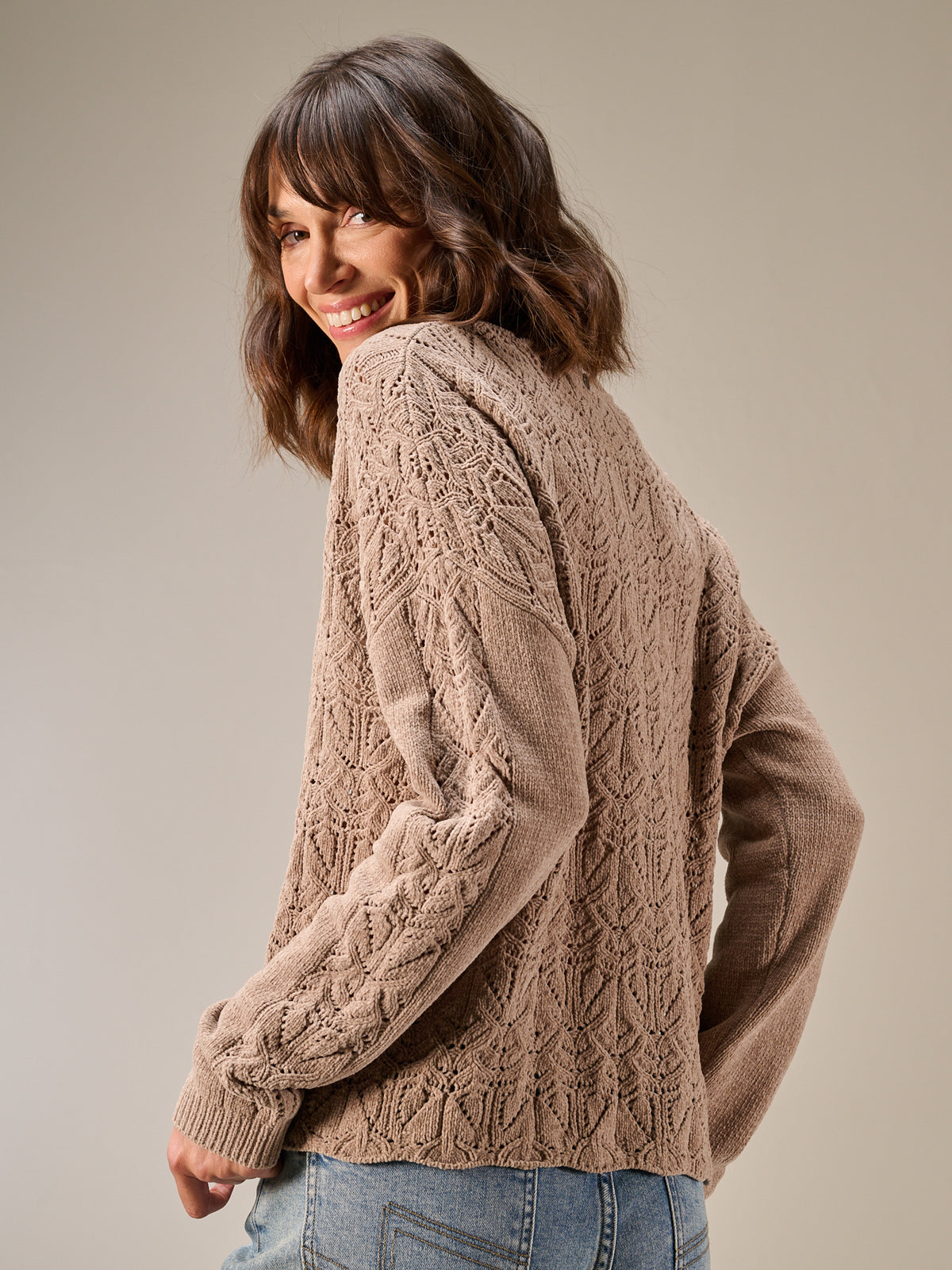 Strickpullover mit Muster