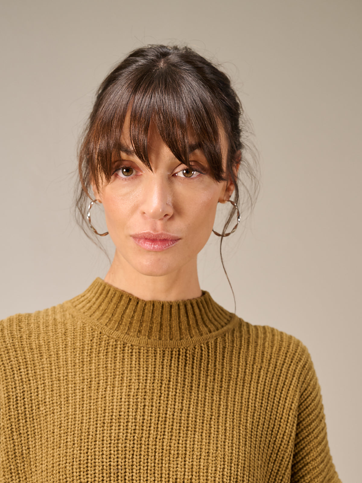 Pullover mit Stehkragen