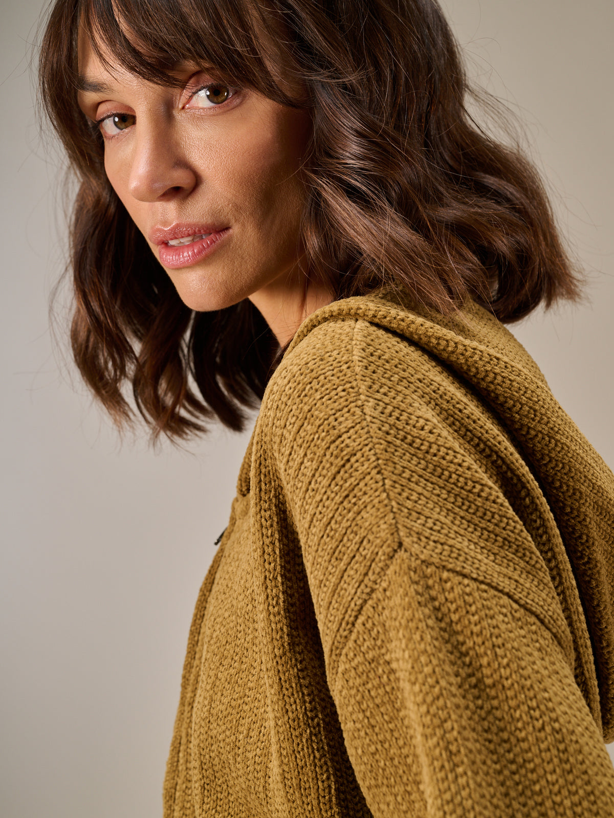 Strickjacke mit Reissverschluss