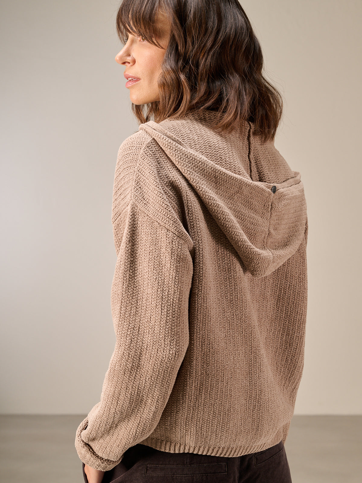 Strickjacke mit Reissverschluss