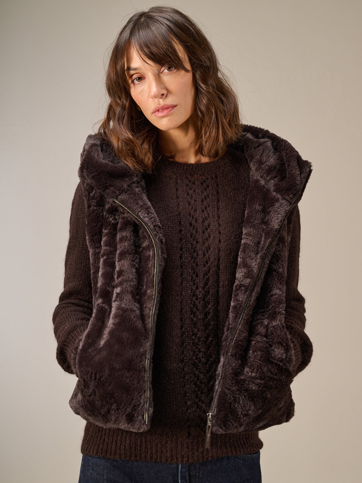 Strickpullover mit Muster