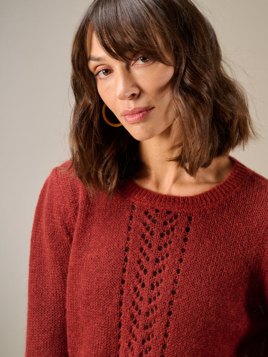 Strickpullover mit Muster
