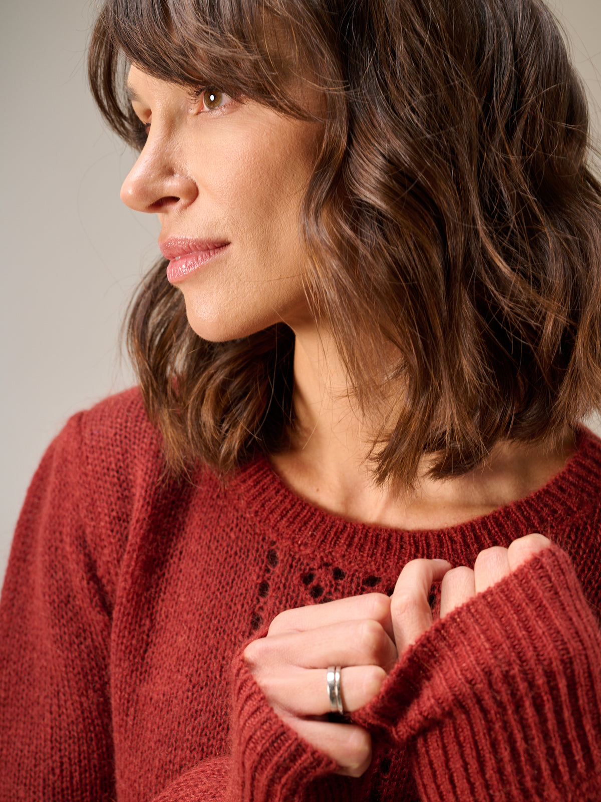 Strickpullover mit Muster