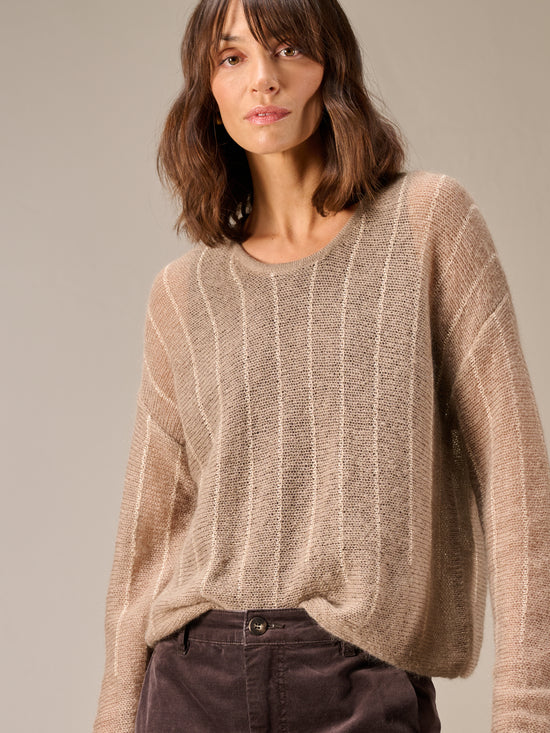 Maglione in maglia misto lana